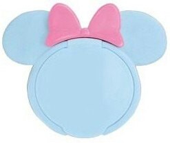 日本 Disney 米妮造型 重複黏濕紙巾用盒蓋【藍色底粉紅色蝴蝶結】＊夏日微風＊｜夏日微風↘限時下殺