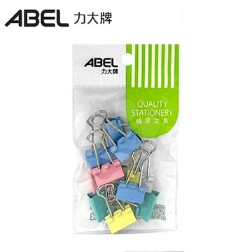 力大 46210 吊袋裝 彩色長尾夾 (225) (25mm) (8支/包)【APP滿額下單10%點數(單一帳號最高5000點)】1/31止