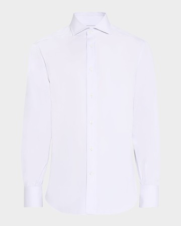 Men's Cotton Canvas Dress Shirt