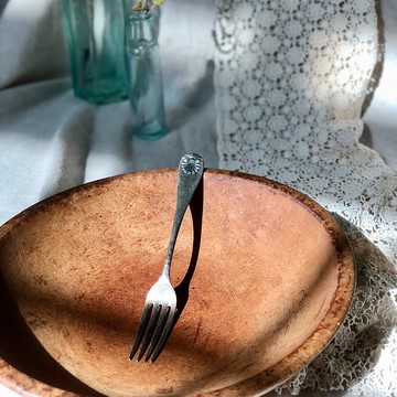 百年古董 1900年美國製鍍銀叉子 單支售價