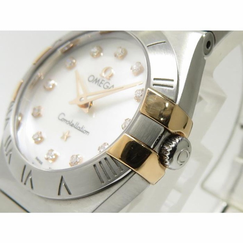 中古】OMEGA コンステレーション ブラッシュ クオーツ SS/PG 12PD