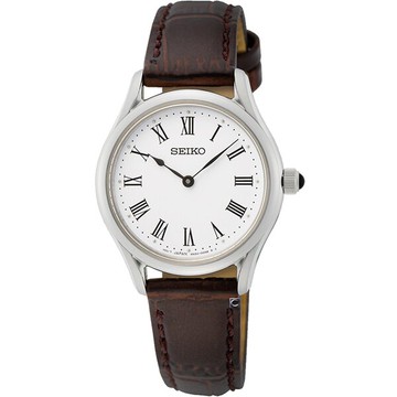 SEIKO 精工錶 經典簡約時尚女錶 4N30-00K0J(SWR071P1)-29mm-白面皮革【刷卡回饋 分期0利率】【APP下單點數13倍送】