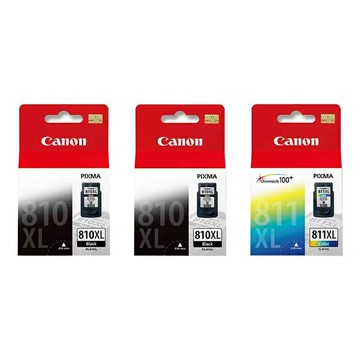 Canon 810 811 墨水組 黑色XL X 2入 + 彩色組XL X 1入