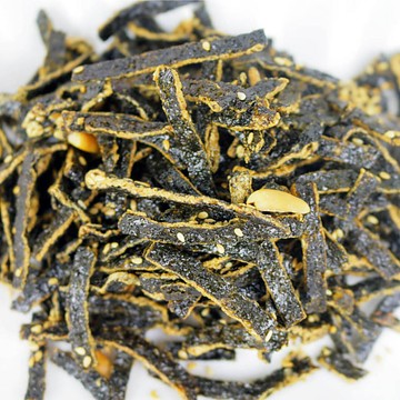高興宴 素人上菜-香酥海苔小魚干100g(蛋奶素)(適合5-7人份)