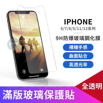 超殺優惠🔥全透明滿版保護貼 適用iPhone12/11/XS 全透明 滿版玻璃貼 螢幕保護貼 滿版 玻璃貼 保護貼
