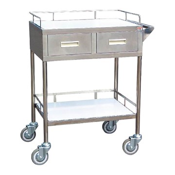 來而康 耀宏 治療車 上層附兩個抽屜 YH049 不鏽鋼 醫療車 醫療推車 醫院 推車 治療推車