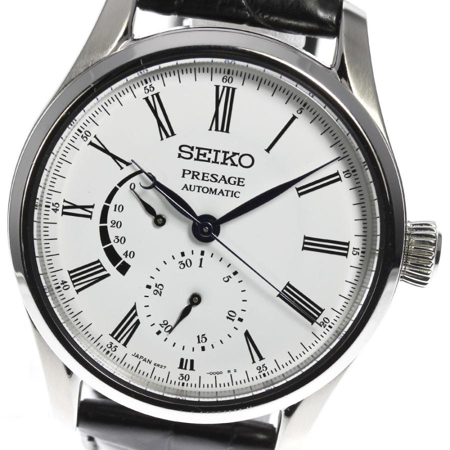 ☆良品☆箱付き【SEIKO】セイコー プレザージュ 琺瑯ダイヤル パワー ...