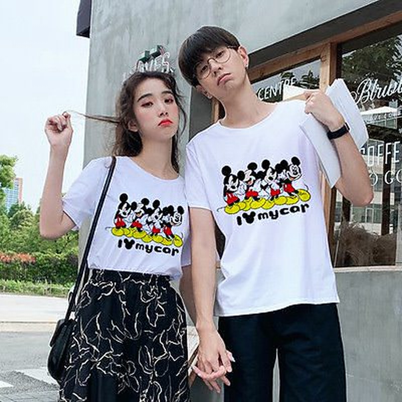 本日限定特価 2020新品セール中 8color 韓国ファッション綿100 ミッキーtシャツ 可愛いミッキープリント韓国ファッション ペアルック カップルtシャツ メンズ Tシャツ ディズニー 通販 Lineポイント最大1 0 Get Lineショッピング