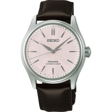 SEIKO Presage Classic Series 櫻色 傳統工藝色彩機械錶 開學季好禮-38mm(HCC003/6R51-00G0J)
