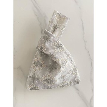 包郵日式和風隨身帆布小掏包套結手腕袋遛彎裝手機鑰匙零錢全棉包