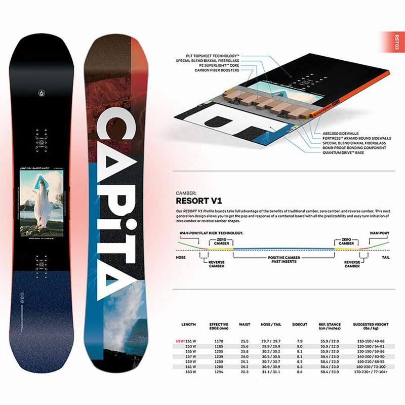 23-24 CAPITA SNOWBOARDS D.O.A WIDE 153 キャピタ スノーボード DOA