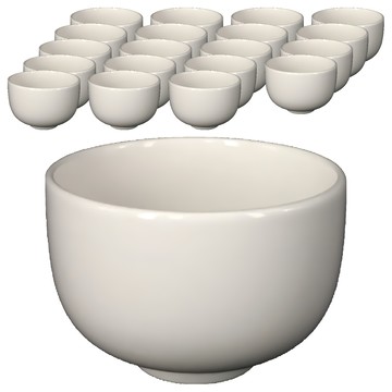 TATUNG 大同磁器 3英吋矮杯 150cc  白色  20個