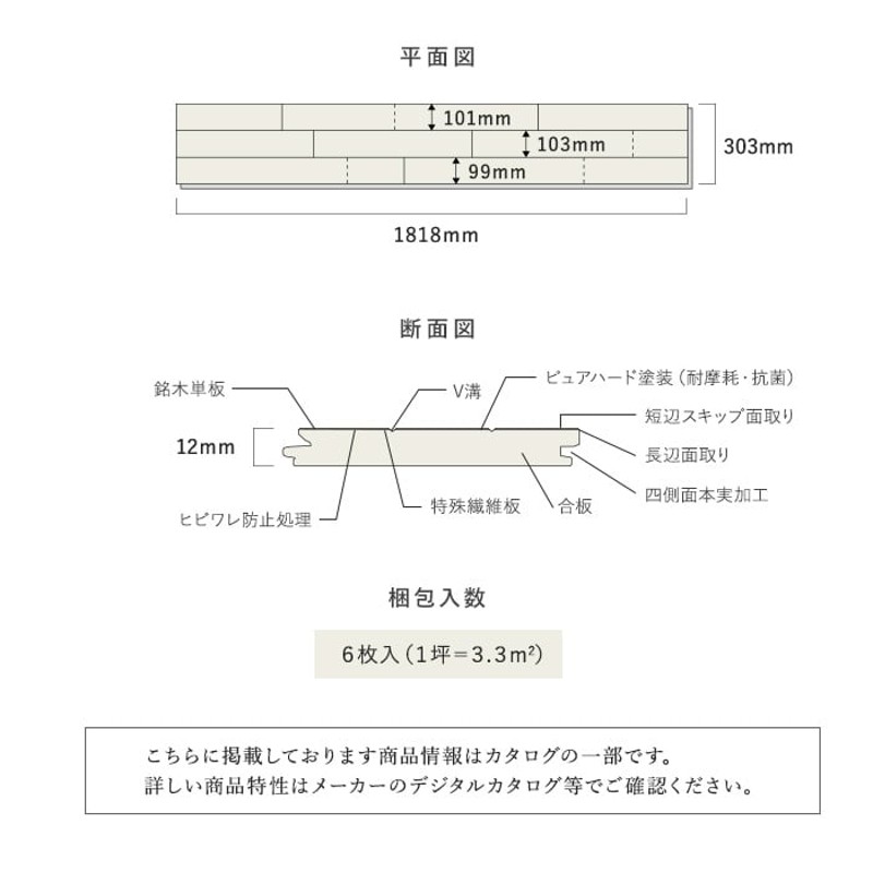 フローリング材 朝日ウッドテック ライブナチュラル オリジナル 3P カリン 床暖 1坪 通販 LINEポイント最大0.5%GET  LINEショッピング