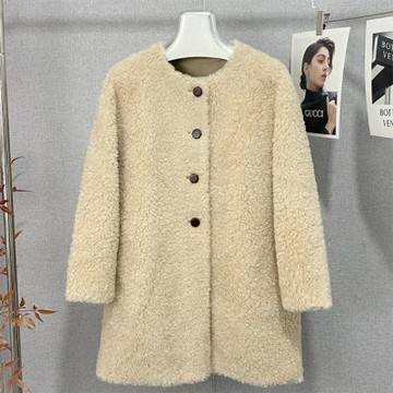 [巴黎精品] 現貨+預購 100%真綿羊毛毛衣秋冬外套寬鬆休閒女裝-圓領配包包泰迪熊女外套3色n1ml23