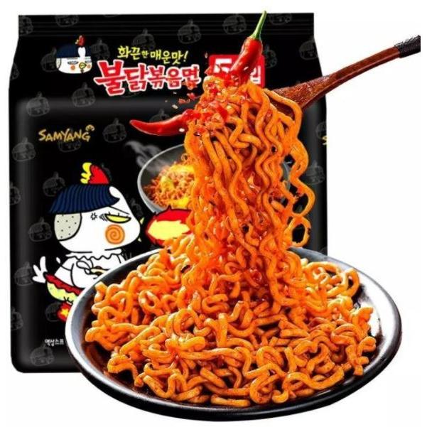 ブルダック炒め麺 140g×5食 韓国ラーメン SAMYANG サムヤン 三養 超辛い インスタントラーメン