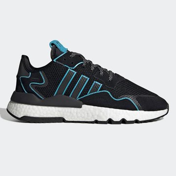 ADIDAS Night JOGGER 男鞋 慢跑 休閒 Boost 中底 避震 復古 經典 黑藍【運動世界】FV3591