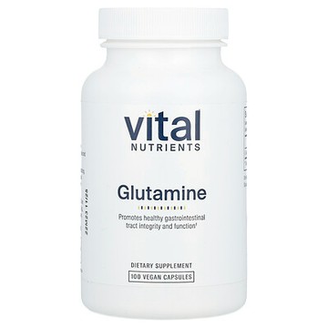 Vital Nutrients, 谷氨醯胺，3400 毫克，100 粒全素膠囊（每粒膠囊 850 毫克）