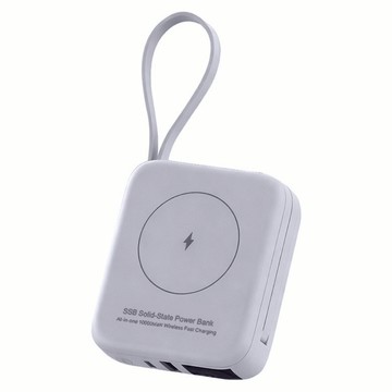 Meet Mind 多功能無線快充行動電源  雲霧藍  H20