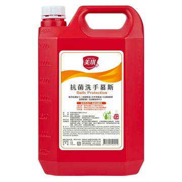 美琪 抗菌洗手慕斯  3785ml  1桶