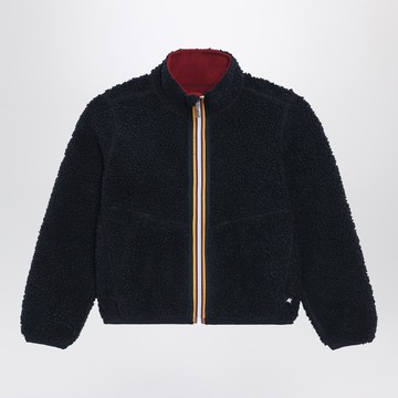 Pascal reversible sherpa jacket blue/red