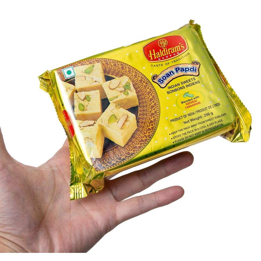 インド お菓子 インドのお菓子 ハルディラム ソーンパプディ ソアンパブディ ピスタチオ リッチ − SOAN PAPDI