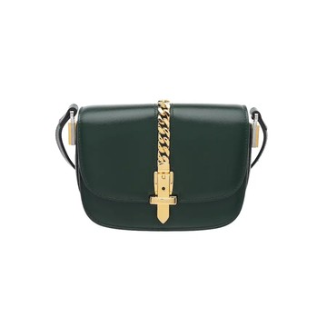 GUCCI 615965 SYLVIE 1969 皮革斜背包 / 迷你