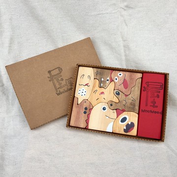 woowood-拼圖磁鐵組-怪獸款