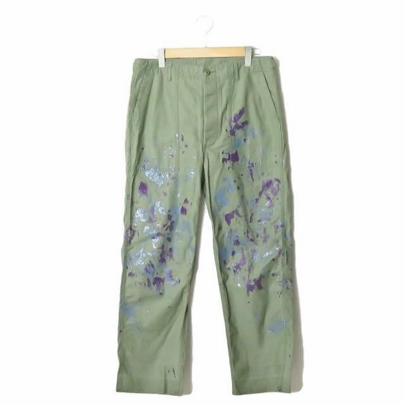 ニードルス Needles 20SS 日本製 Fatigue Pant Back Sateen / Paint 