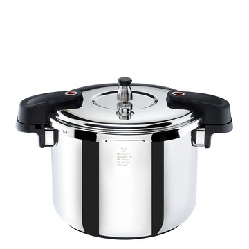 【Buffalo牛頭牌】雅適商用快鍋12L (壓力鍋 304不鏽鋼 SGS檢測安全無毒 電磁爐 IH爐 營業用)