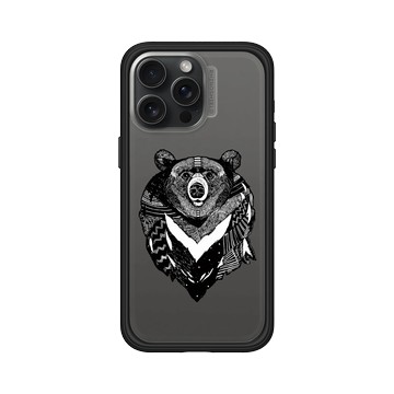 iPhone 15 Pro Max Mod NX 黑 - 花生騷 WasangShow - 勇氣黑熊