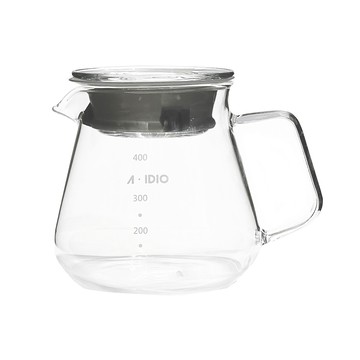 A-IDIO 【AIDIO 阿迪優】耐熱玻璃咖啡壺 400ml