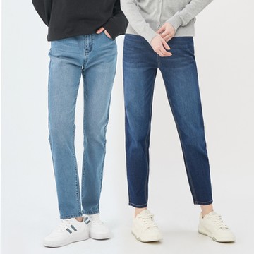 GIORDANO 男/女裝 經典卡其牛仔長褲【超值任選】