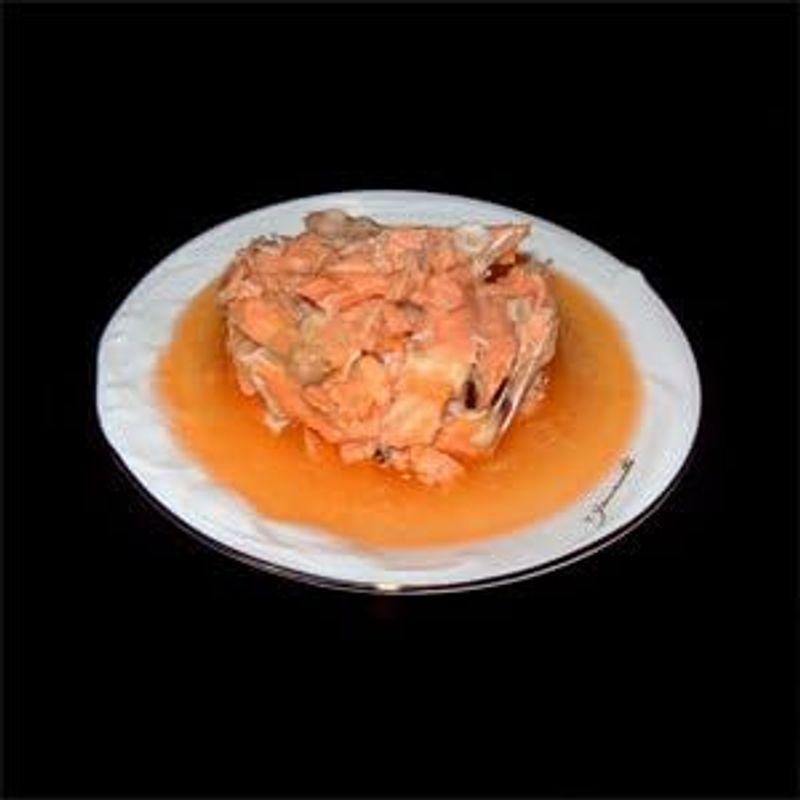 鮭の中骨水煮缶詰 (２４缶) （約１８０ｇ   １缶）