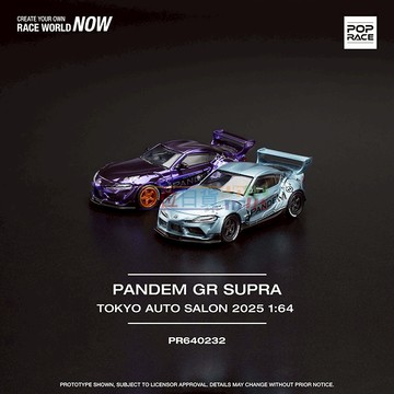 『 單位日貨 』Pop Race 1/64 2025年東京改裝車展限定 Pandem GR Supra PR64-232