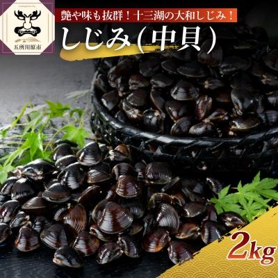 ふるさと納税 五所川原市 十三湖産 大和しじみ(中貝)2kg(冷凍・砂抜き済)