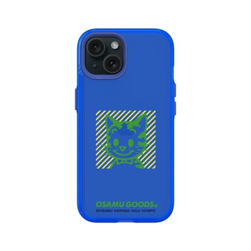 iPhone 15 Clear 激光藍 - OSAMU GOODS - 多彩系列-Cat