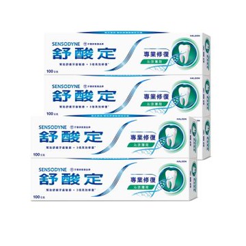 舒酸定 專業修復抗敏牙膏100g*5入 沁涼薄荷