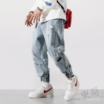 G🥇熱賣🥇 直筒牛仔褲 寬鬆牛仔褲 長褲男 休閒長褲 百搭復古牛仔褲 夏季牛仔褲 男生夏季薄款寬鬆直筒長褲子韓版潮流 D