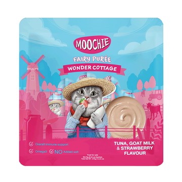 MOOCHIE 姆吉 濃郁奶香貓肉泥  鮪魚羊奶  375g  1袋