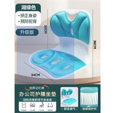 日本進口護腰坐姿椅大學宿舍久坐不累護脊美臀墊防駝背座椅靠墊