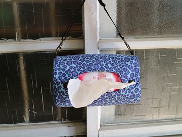 豹紋 袋裝面紙套 車用面紙套 衛生紙套  可調可拆可掛活動掛鉤