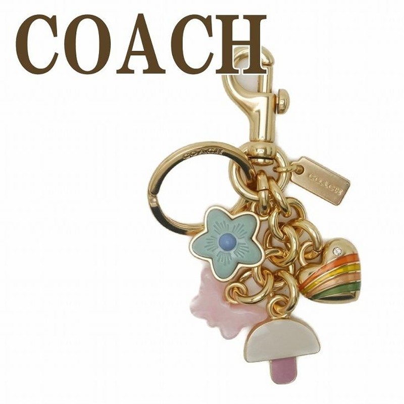 コーチ COACH キーホルダー レディース キーリング バッグチャーム