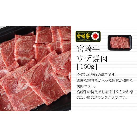 ふるさと納税 宮崎県 新富町 ＜宮崎牛＞焼肉セット（バラ・モモ・ウデ）合計450g