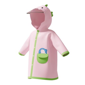 小萌鯊兒童雨衣雨鞋套裝2025新款寶寶上學可愛卡通男女童防水防滑