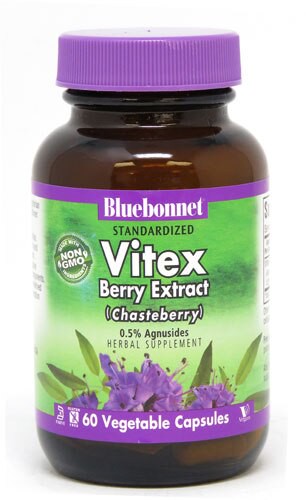 Bluebonnet Nutrition Vitex Berry Extract (Chasteberry) 60 Vcaps