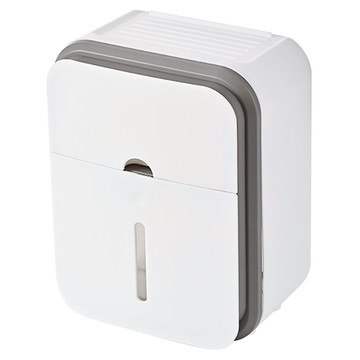 小麥購物 免打孔廁所紙巾盒 16.5 x 11.5 x 21.5cm  1個  灰色