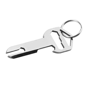 萊珍斯三合一啤酒開瓶器鑰匙工具起子割紙刀掛腰鑰匙圈個性禮品