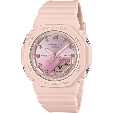 CASIO G-SHOCK 粉紅漸層 八角手錶 女錶 GMA-P2100SG-4A