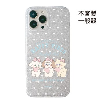[CA2451]❥兔茸茸6.0大學城x甜心幸福組/閃粉殼/高品質IMD內印刷/磁吸殼/手機殼iPhone17 16 15