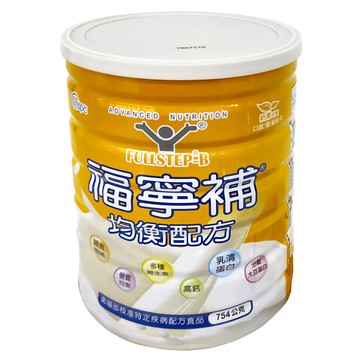 福寧補 均衡配方  754g  1罐
